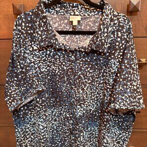 LuLaRoe CHARLIE Button Shirt 2X